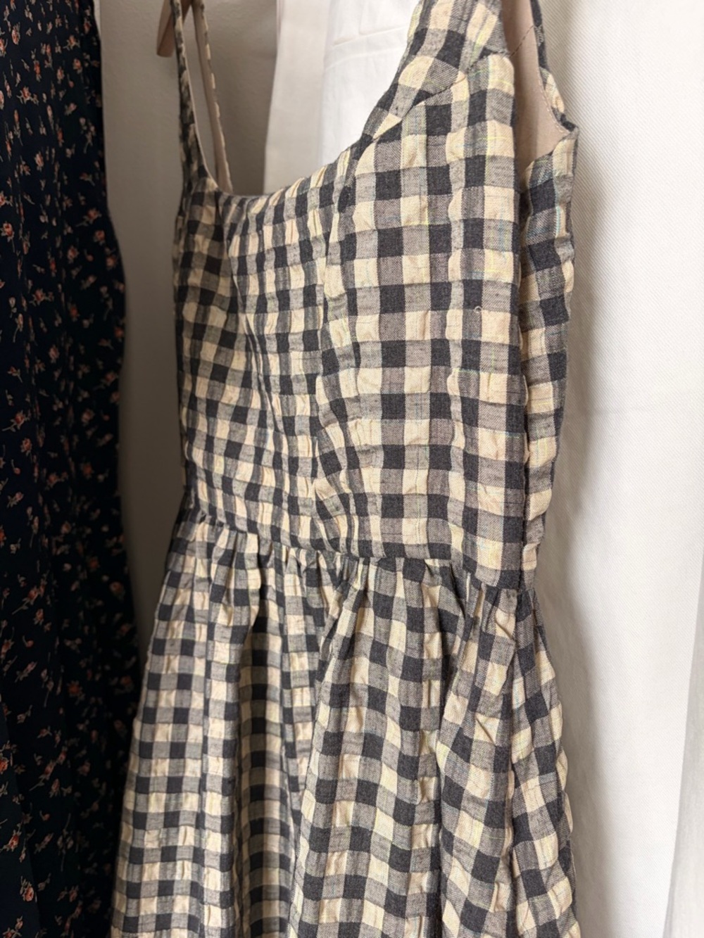 Princess Polly Black and Cream Plaid Maxi Dress - Picture 5 of 5